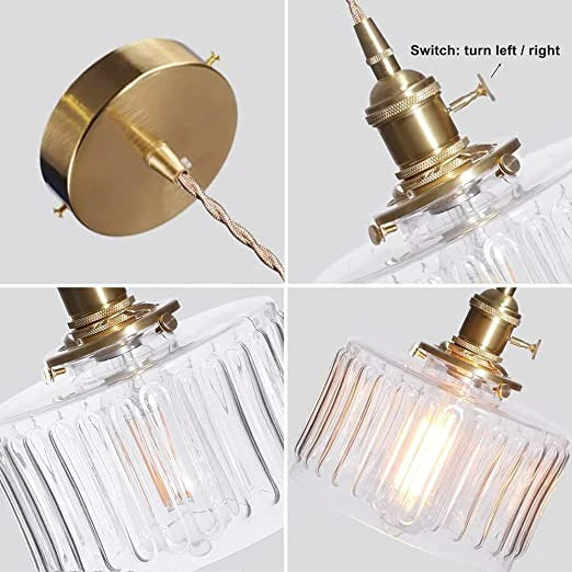 CrystalGlare - Vintage Crystal Pendant Light