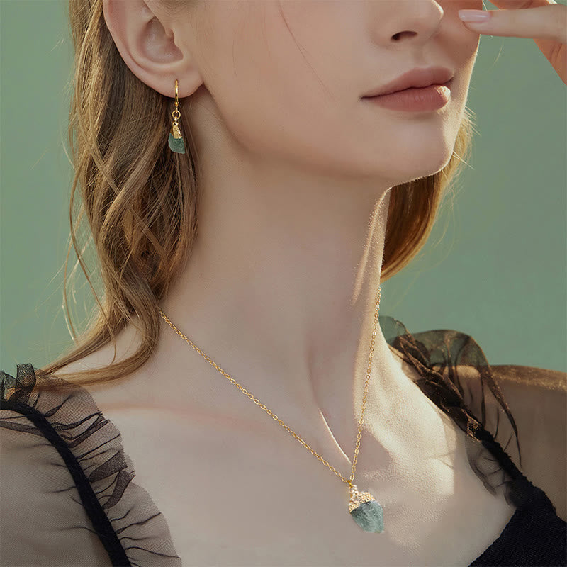 MoraVeil - Crystal Jewelry Set with Necklace and Earrings