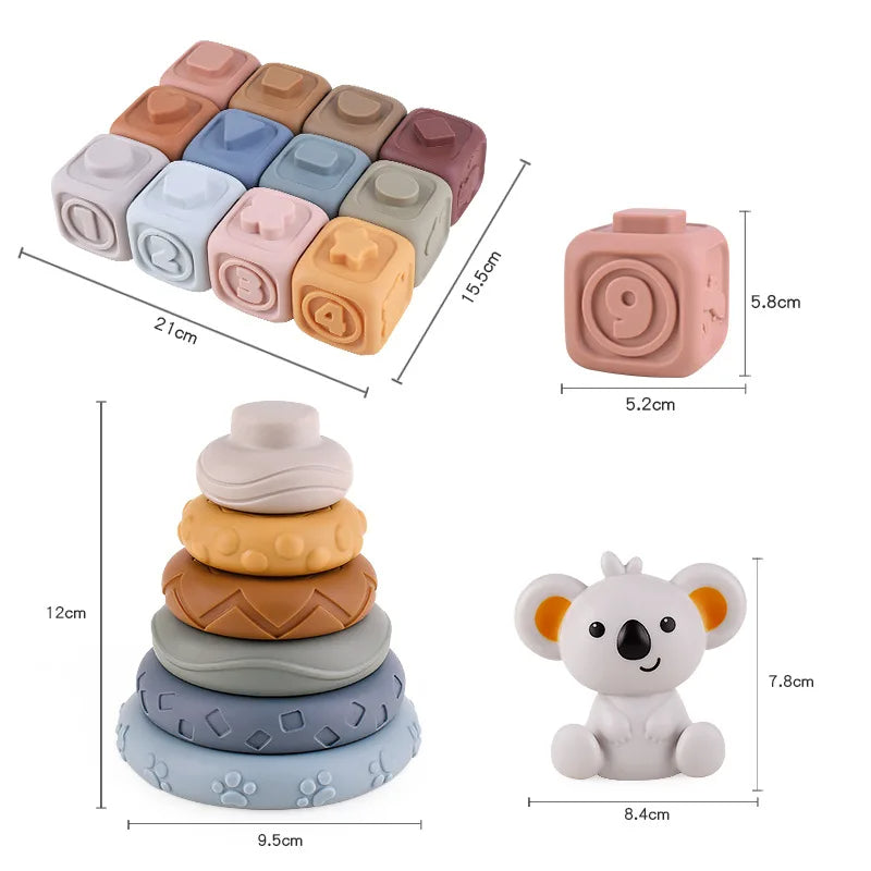 CubbyStack - Educational Stacking Toy for Babies and Toddlers