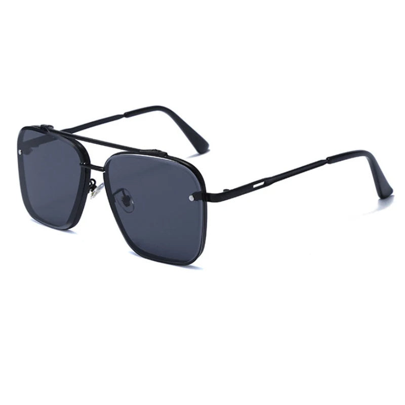 Zoltan Shades - Bold Metal Frame Gradient Sunglasses
