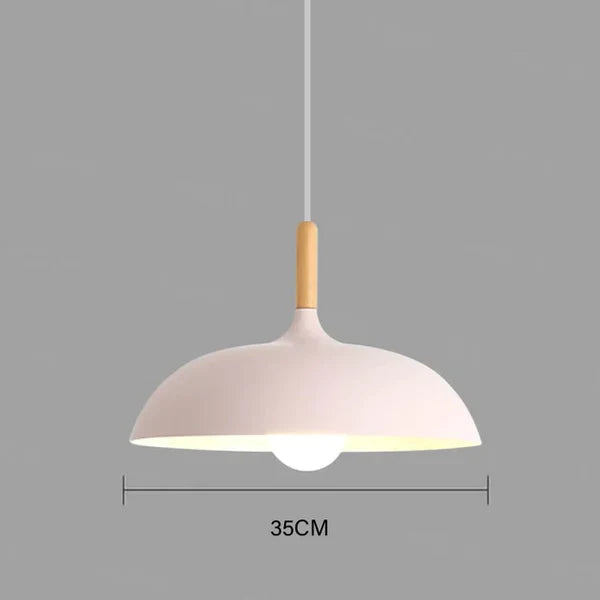 ScandiLuxe Ceiling Light - Scandinavian Oak Wood Pendant Design