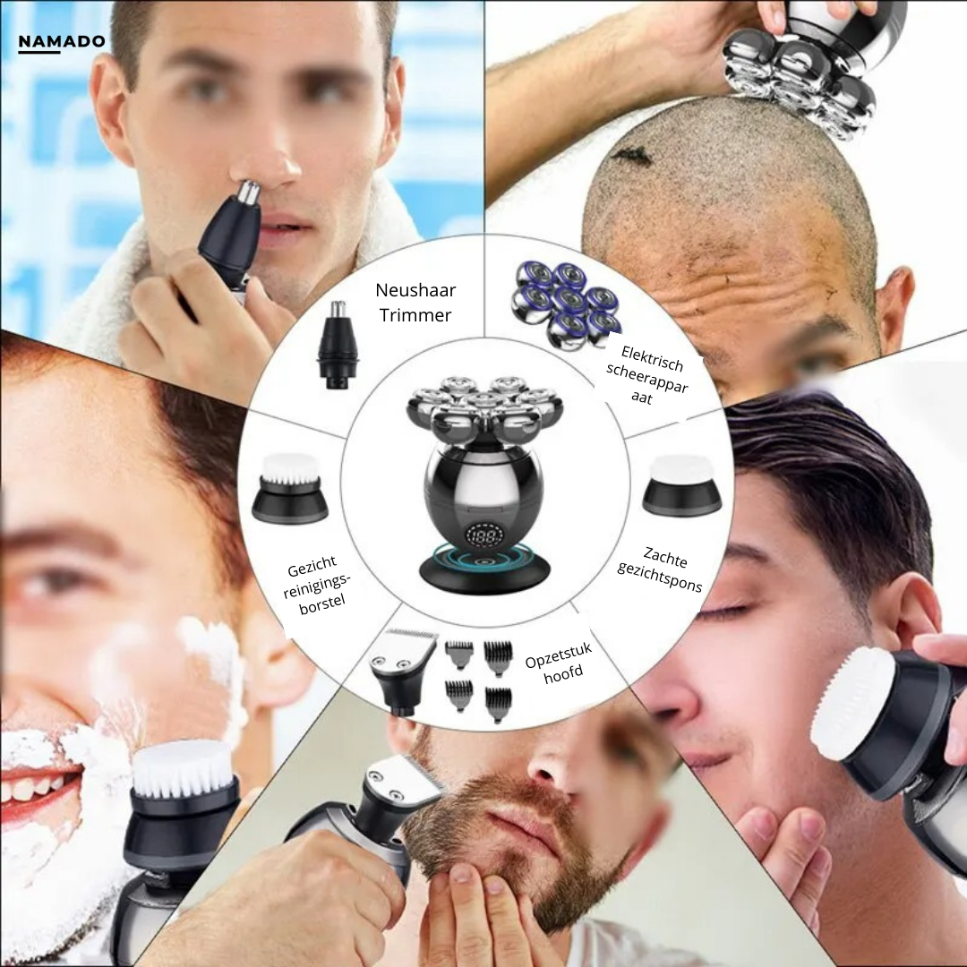 FlexiShave Pro - Luxury Flexible Head Trimmer for a Perfect Shave