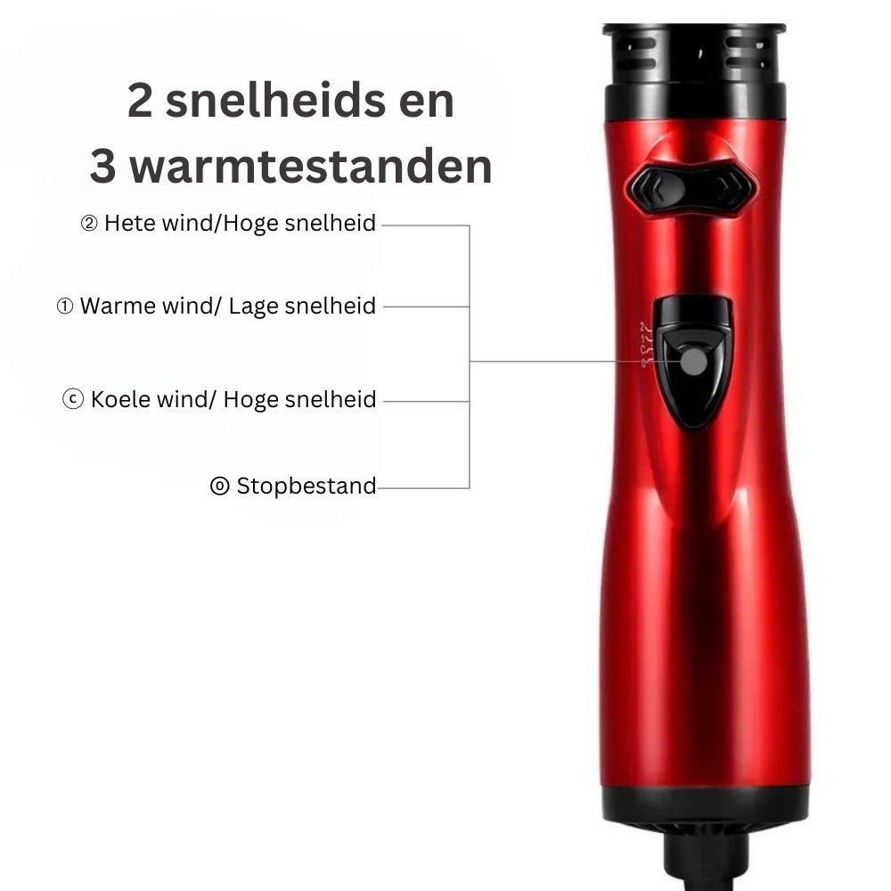 RevolveGlam Styler - 3-in-1 Hot Air Styling Brush