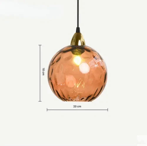 LumiSphere Pendant Light - Elegant Glass Globe Lighting for Timeless Style