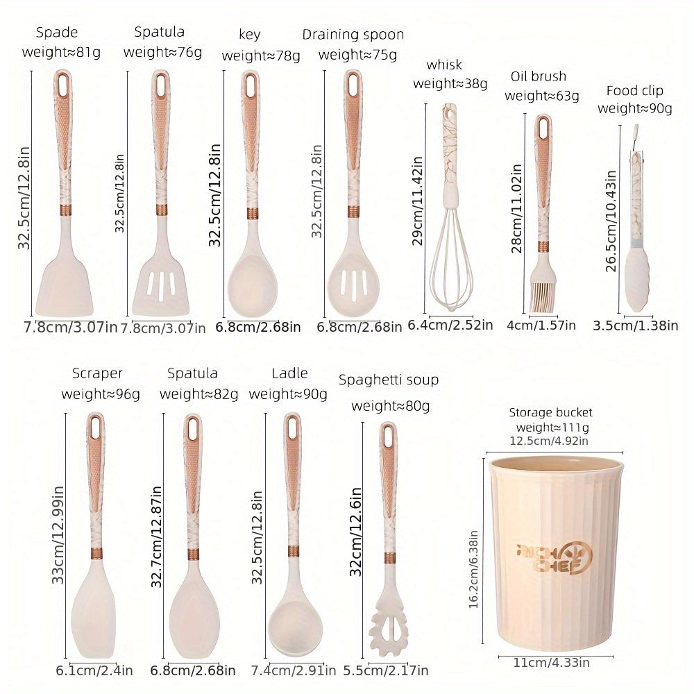 Mercadel - Silicone Kitchen Utensil Set
