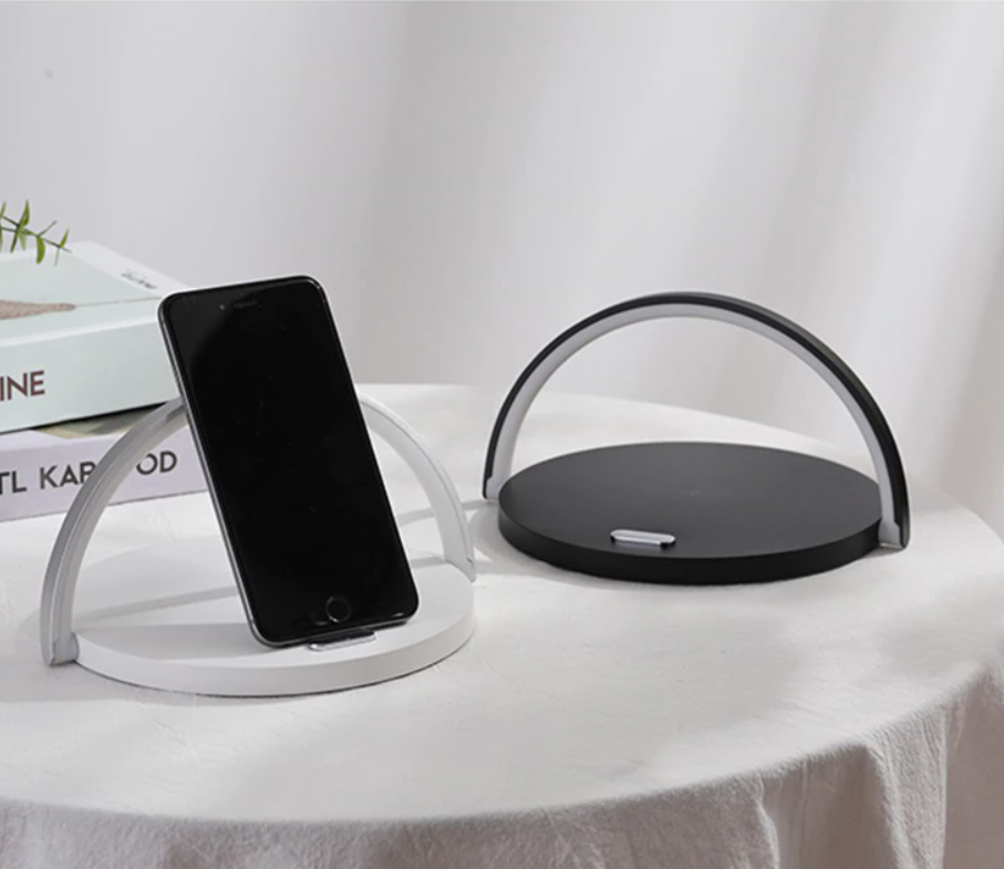 Bowlight Design - Stylish 3-in-1 Night Light with Qi Charger