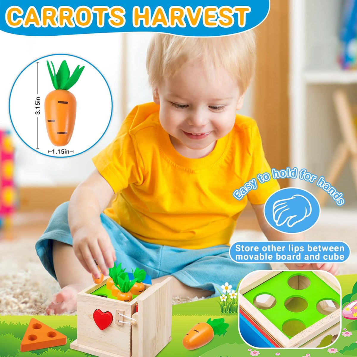 Spar Hawk - Montessori Wooden Baby Learning Toys
