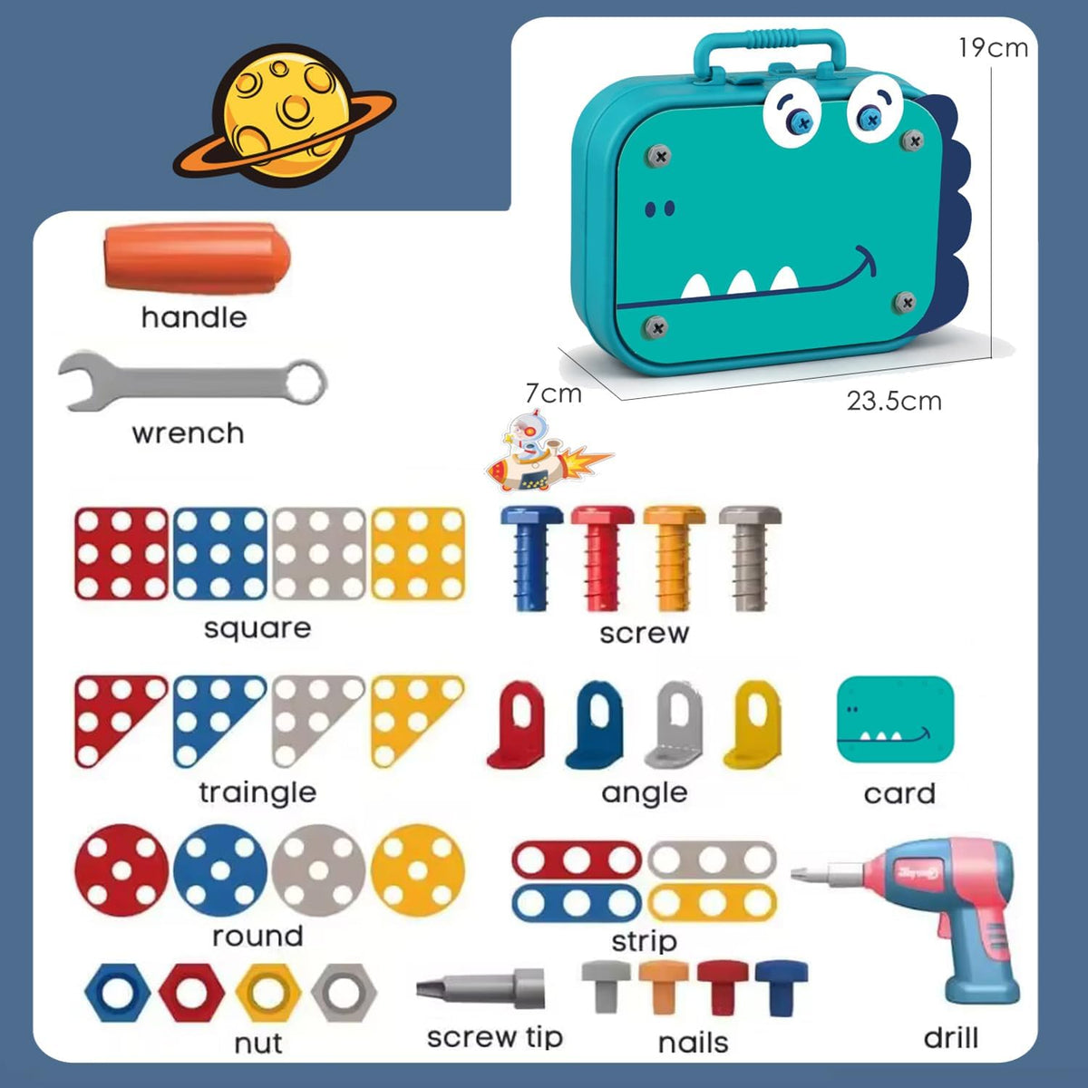 Nabob - Educational Building Toy Set for Toddlers