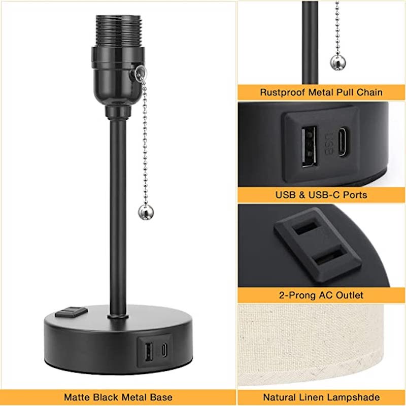 Kalbrook - Smart Charging Table Lamp