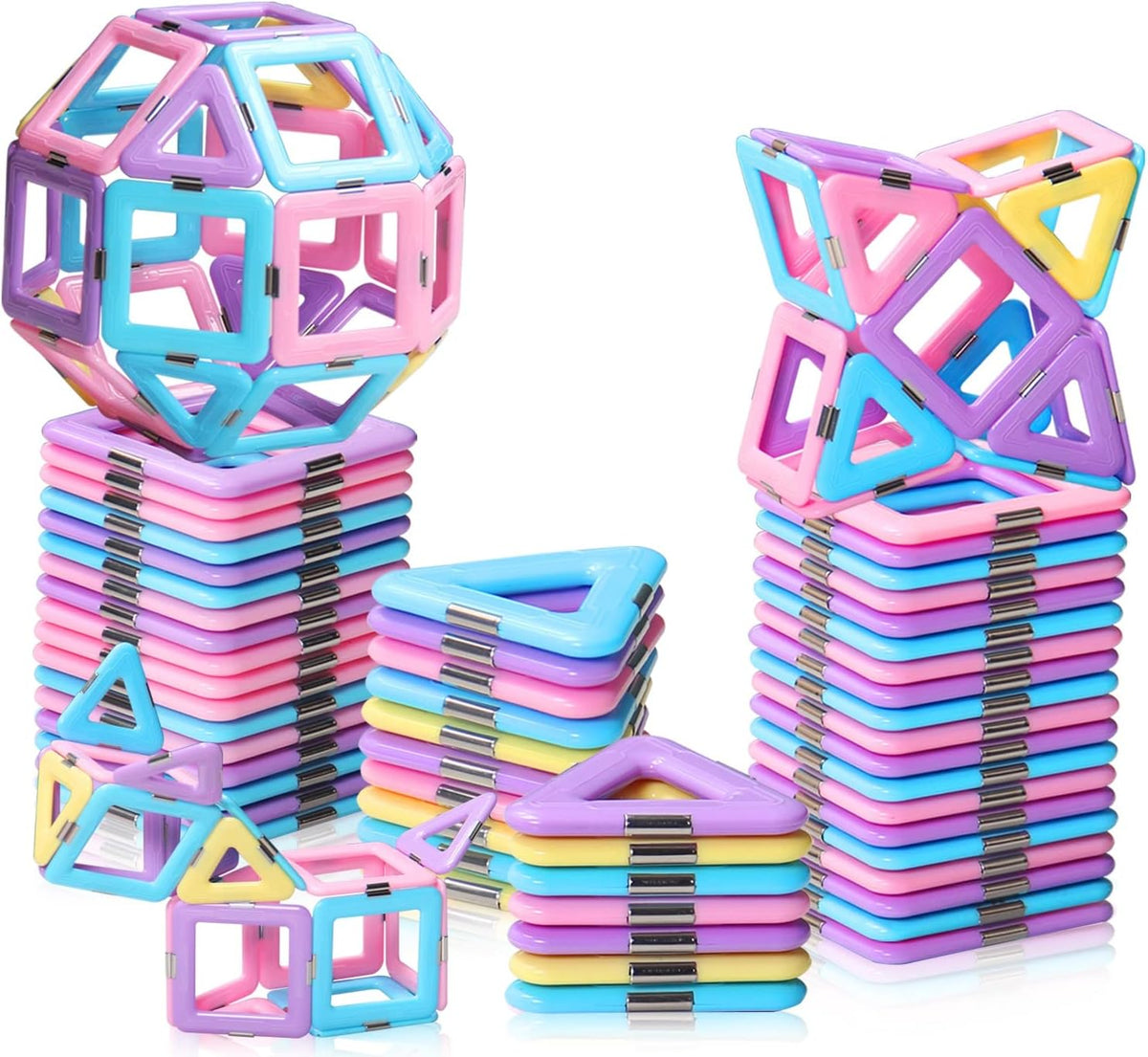 Narwhal - Magnetic Building Tiles for Kids
