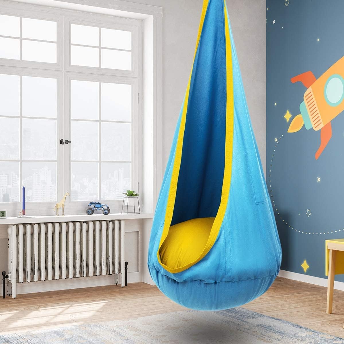 HangingJoy - Indoor Outdoor Kids Hammock Swing