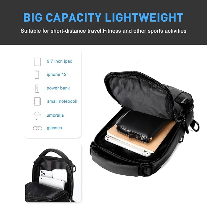 UrbanLite - Stylish Crossbody Backpack for City Days
