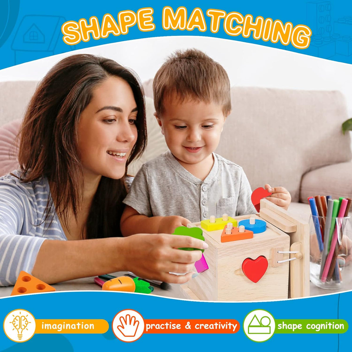 Spar Hawk - Montessori Wooden Baby Learning Toys