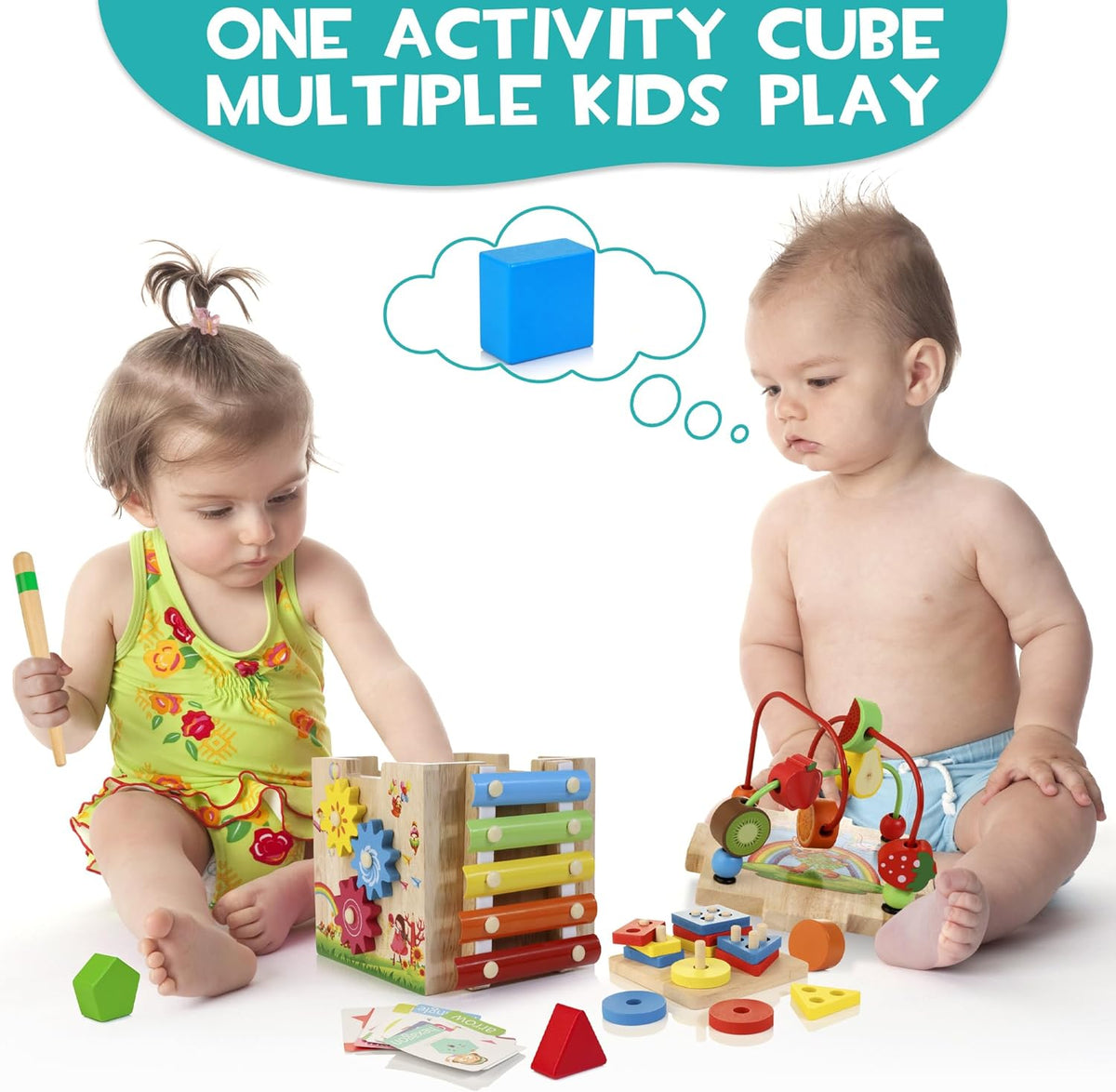 Grimstead - 8-in-1 Educational Activity Cube