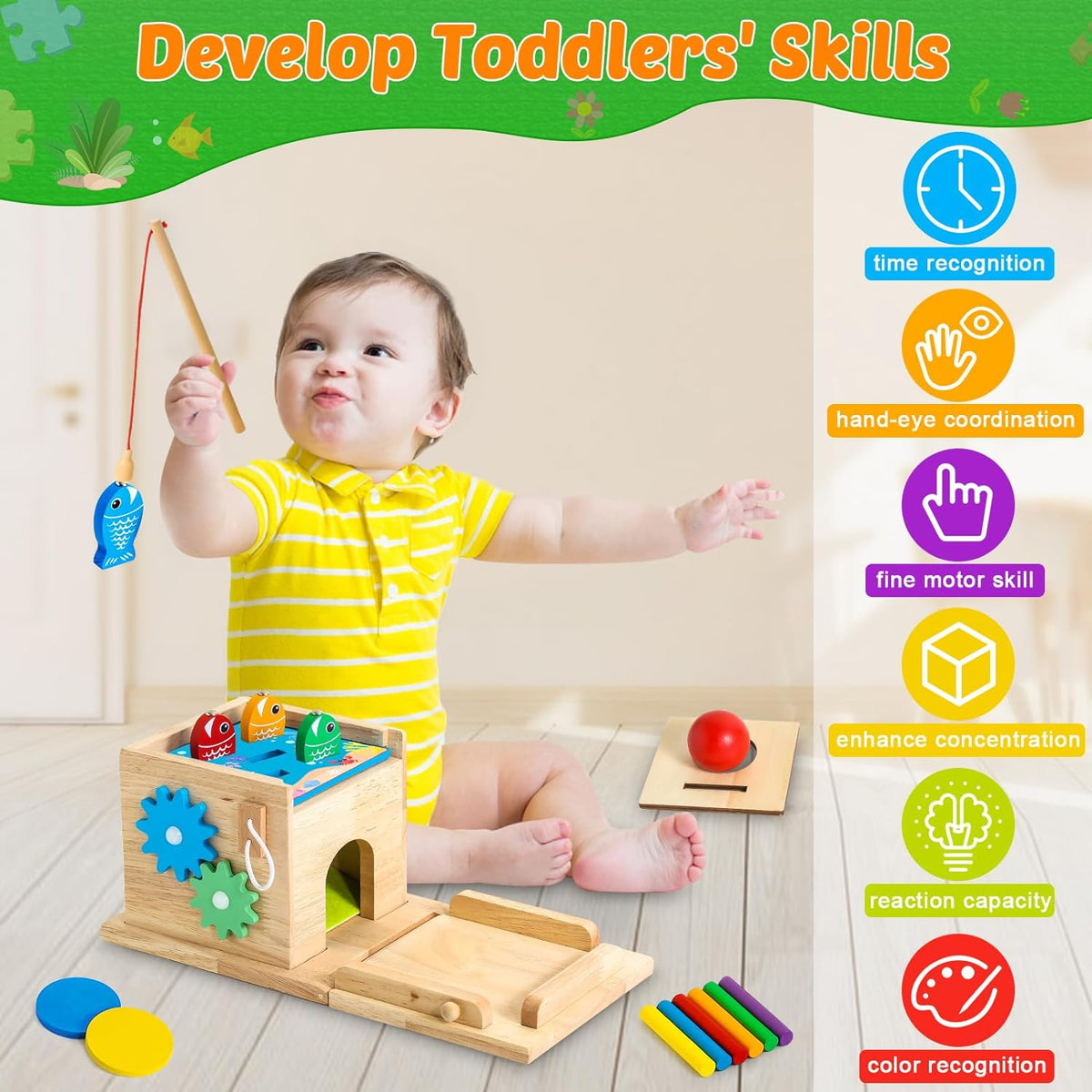 Spar Hawk - Montessori Wooden Baby Learning Toys