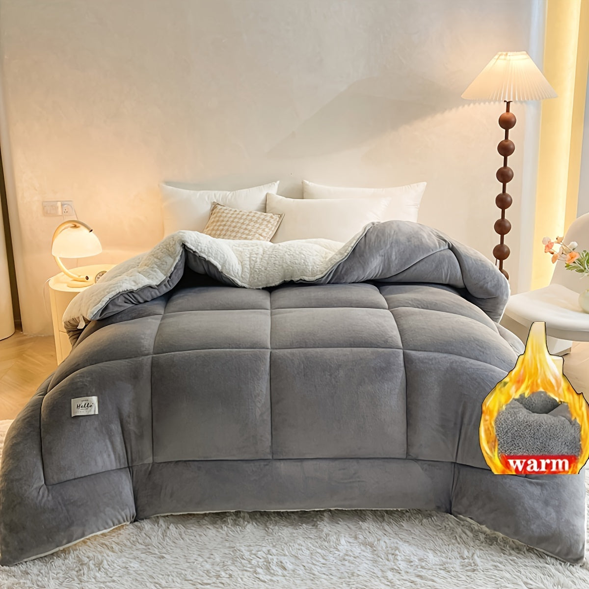 Drelkeep - Reversible Double-Sided Fleece Throw