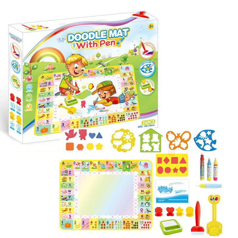 WatercolorMaster Kids - Mess-Free Watercolor Painting Mat Set