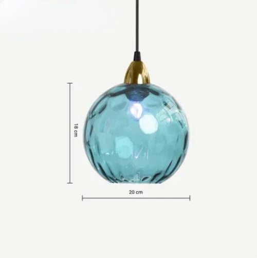 LumiSphere Pendant Light - Elegant Glass Globe Lighting for Timeless Style