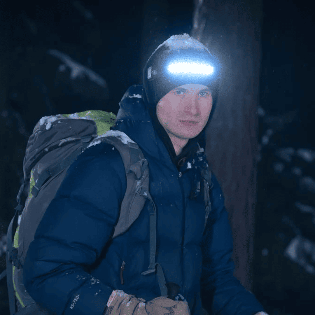 Lynkor - Motion-Sensor LED Headlamp for Hands-Free Lighting