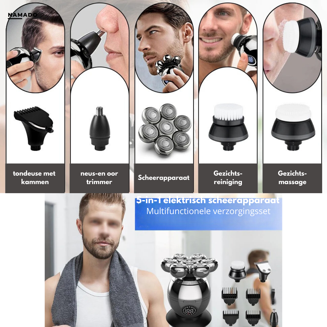 FlexiShave Pro - Luxury Flexible Head Trimmer for a Perfect Shave
