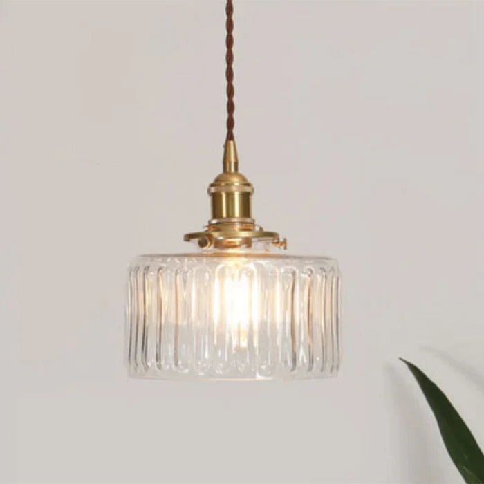 OpulentGlow Pendant - Elegant Handblown Glass Pendant Light