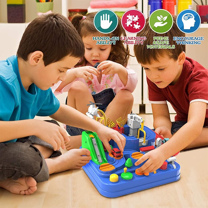 RescueTrack Adventure Set - Educational Toddler Learning Toy