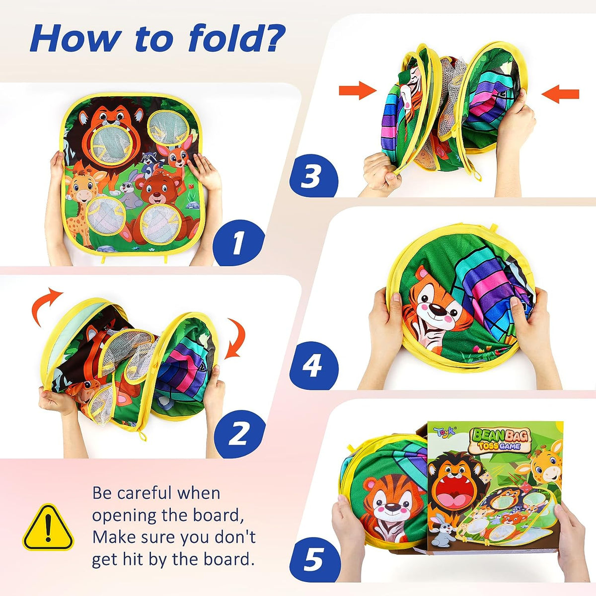 Animal Beanbag Toss Game - Fun Backyard Kids Activity