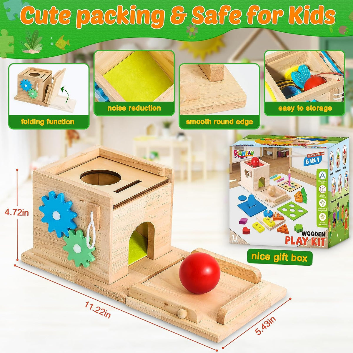 Spar Hawk - Montessori Wooden Baby Learning Toys