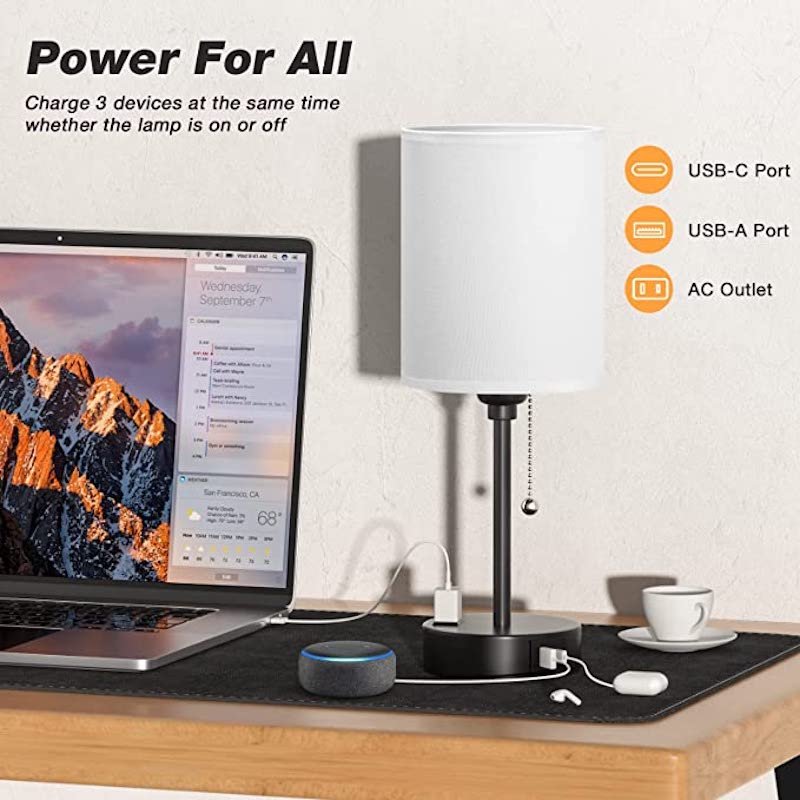 Kalbrook - Smart Charging Table Lamp