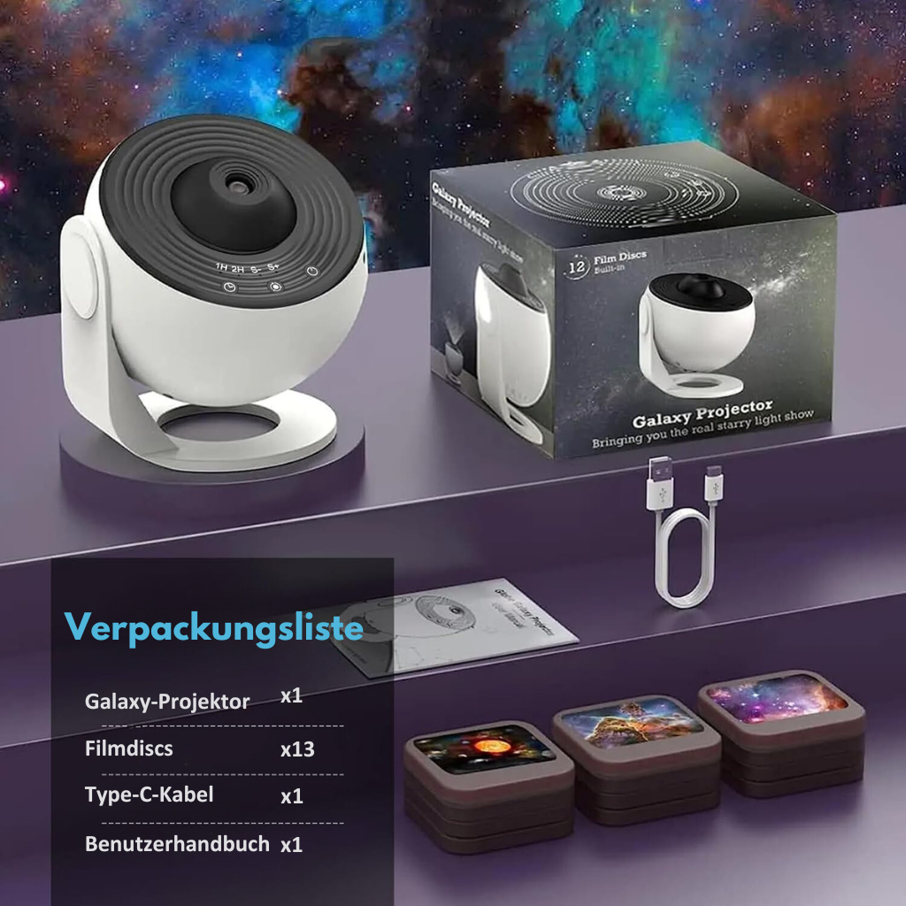 GalaxyNova Projector - HD Star Sky Projector with Timer