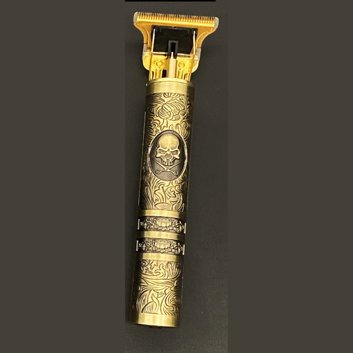SkullTrim - Rechargeable Vintage Beard Trimmer with Attachments