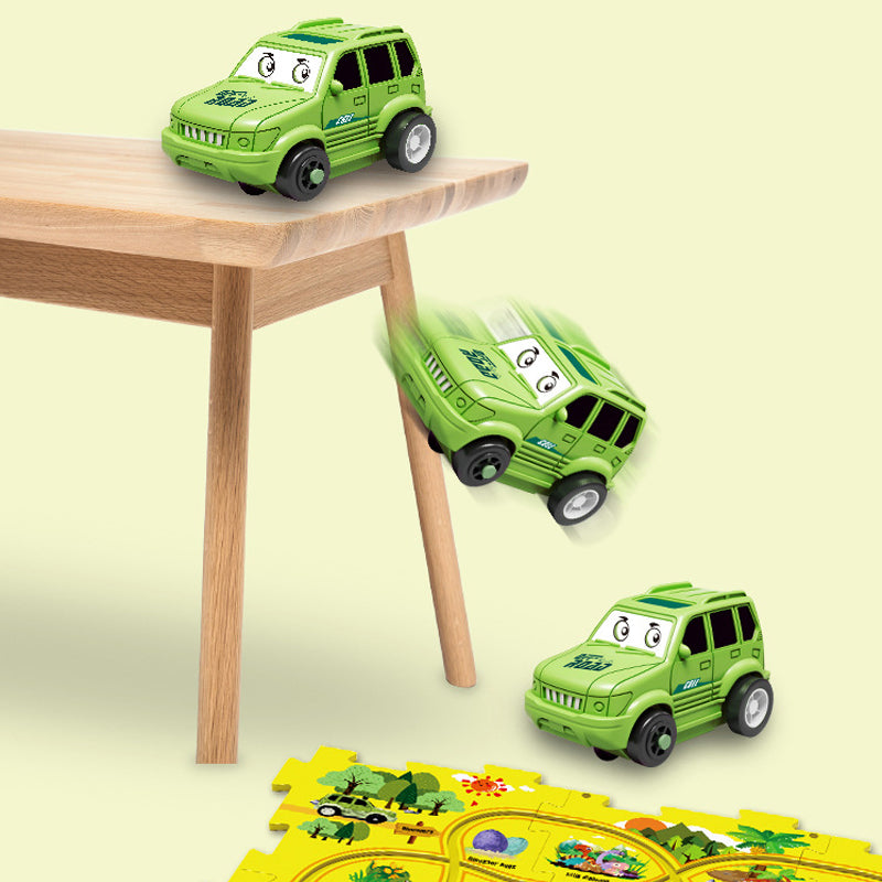 CreativeTrack Puzzle - Build-Your-Own Race Track for Kids