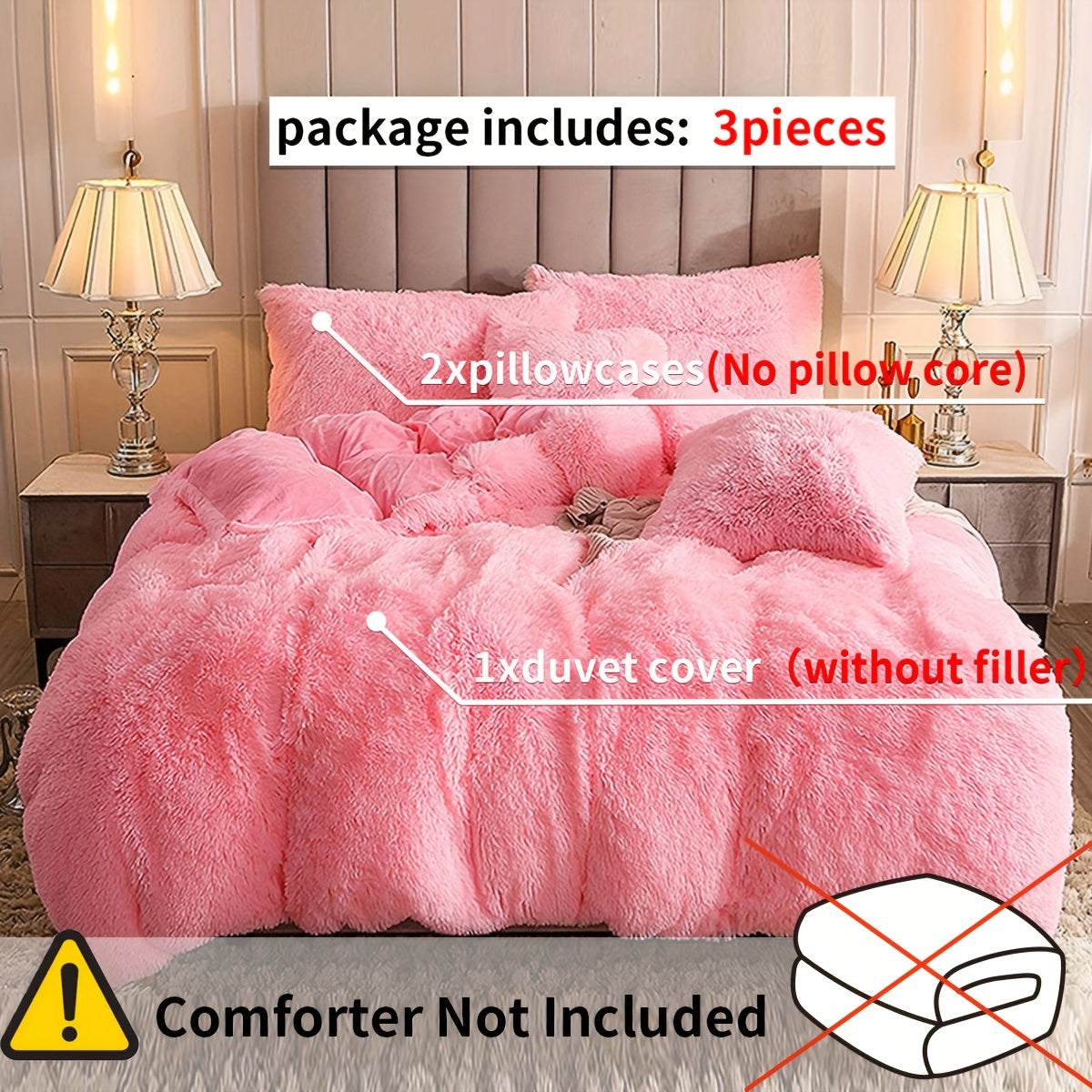 Bomrick - Cozy 3-Piece Bedding Set