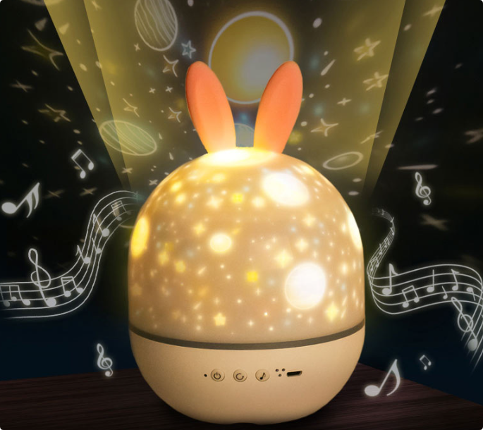 StarGaze Projector - Rotating Star Night Light for Kids