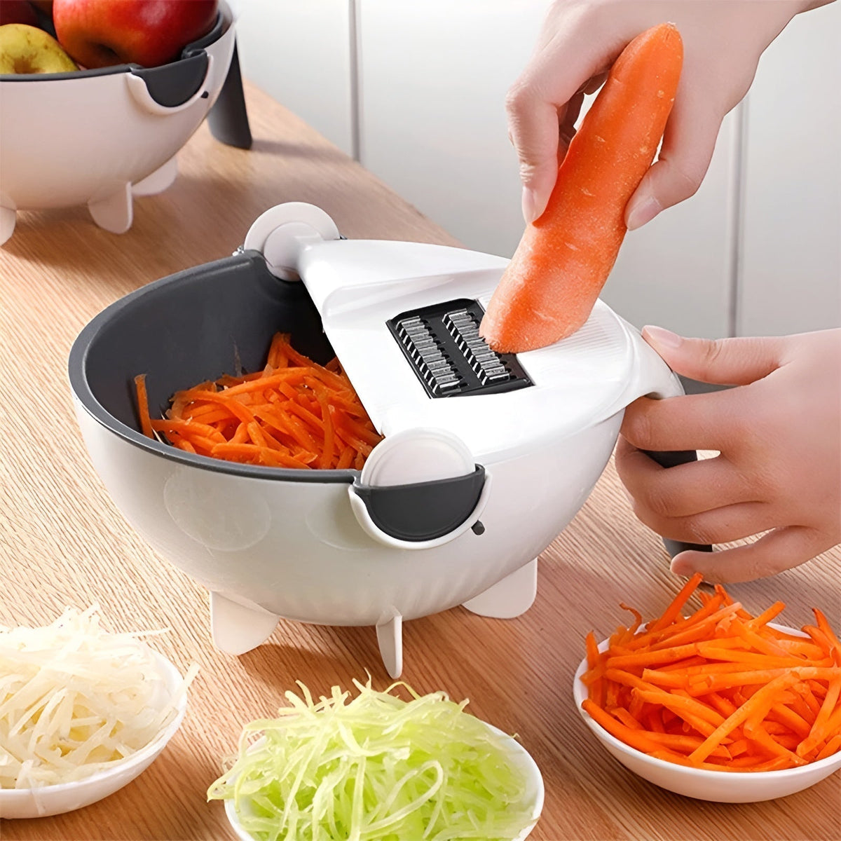 MagicChef - Multifunctional 9-in-1 Vegetable Chopper and Slicer
