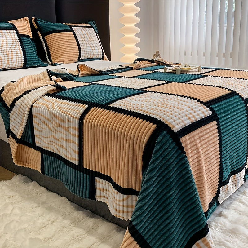 Govanta - Cozy Lightweight All-Season Flannel Throw