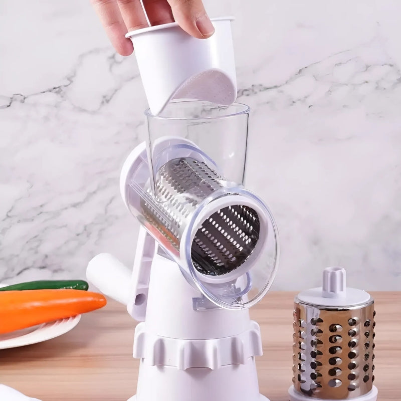 VeggieMaster Slicer - Manual 3-Blade Vegetable Slicer