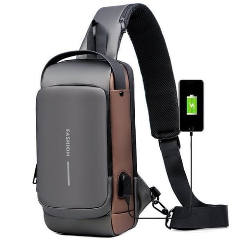 Fortalis - Anti-Theft Crossbody Bag with USB Charging Port