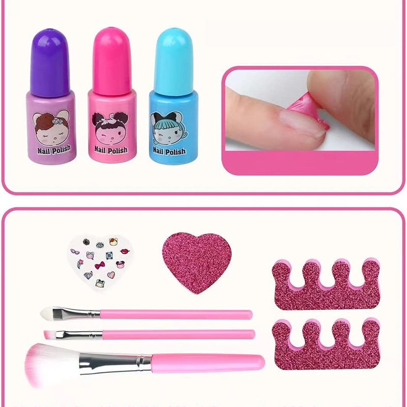 LittleGlam Set - Washable Makeup Kit for Kids