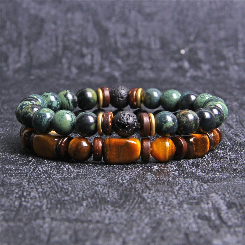 Naya Collection - African Turquoise & Tiger Eye Bracelet
