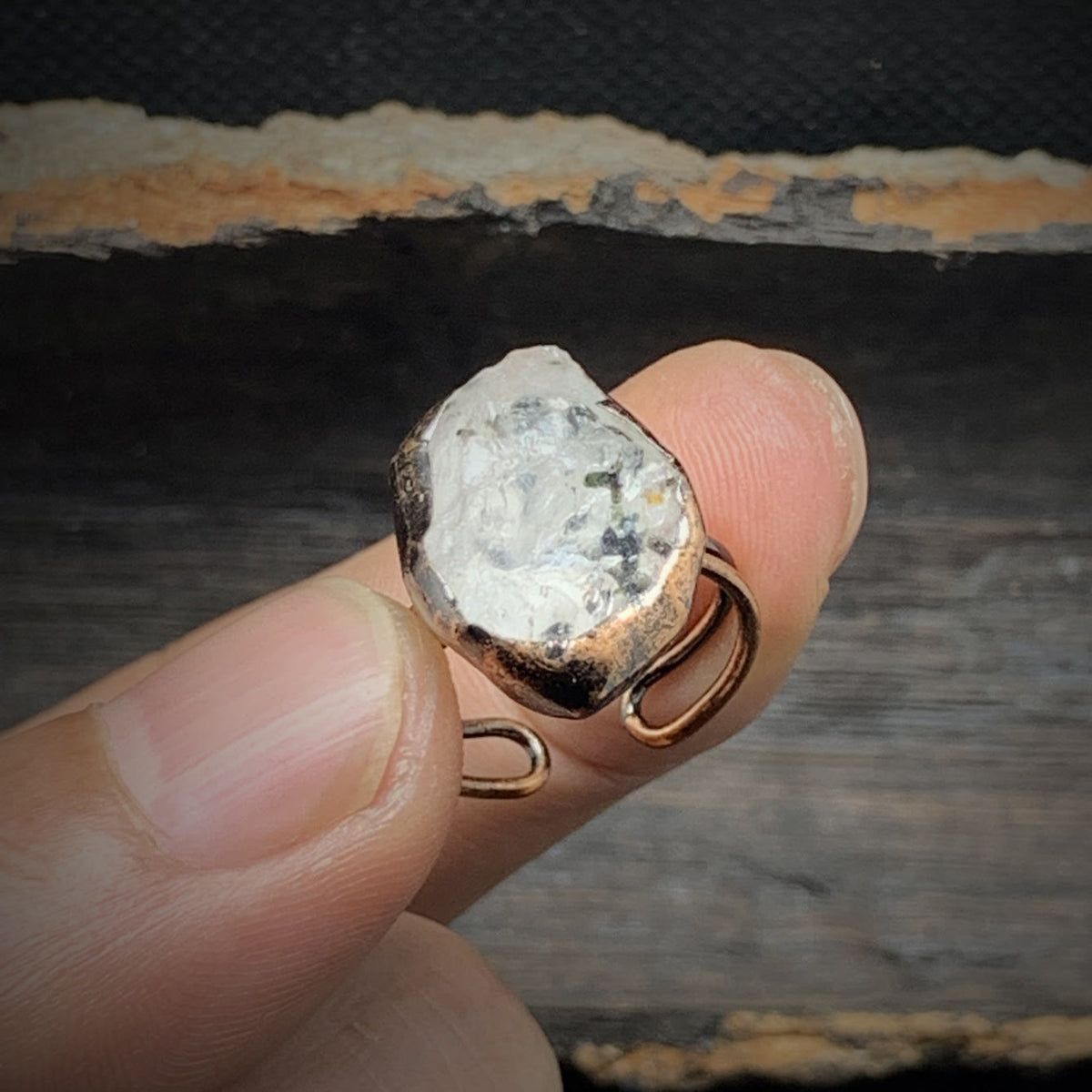 Cadria - Natural Raw Birthstone Ring