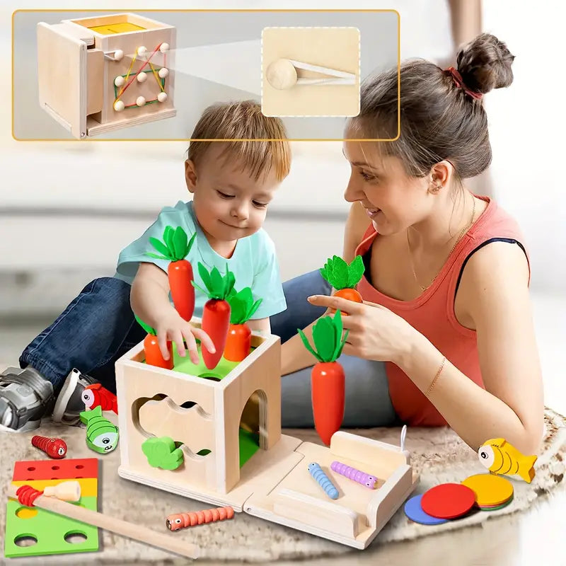 Glenrose - Wooden Sensory 8-in-1 Play Set