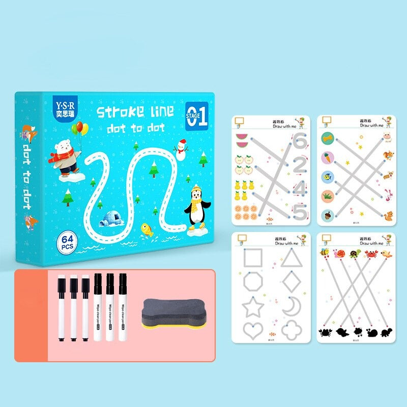 WriteMaster Board - Reusable Writing and Drawing Board for Kids