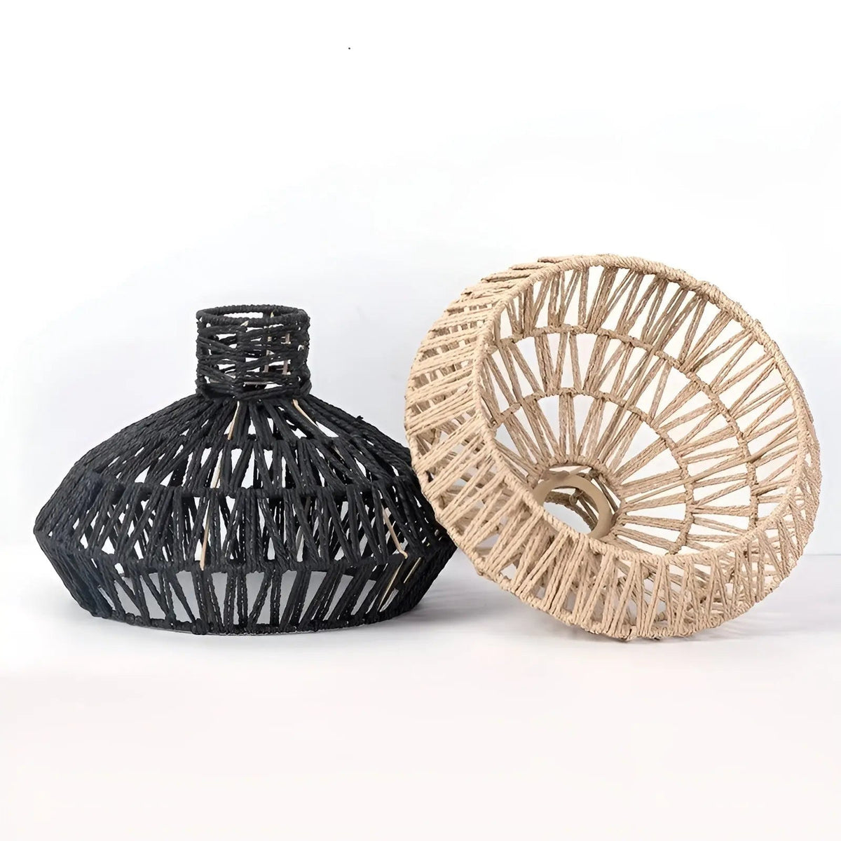AntiqueWeave - Handwoven Rattan Pendant Lamp