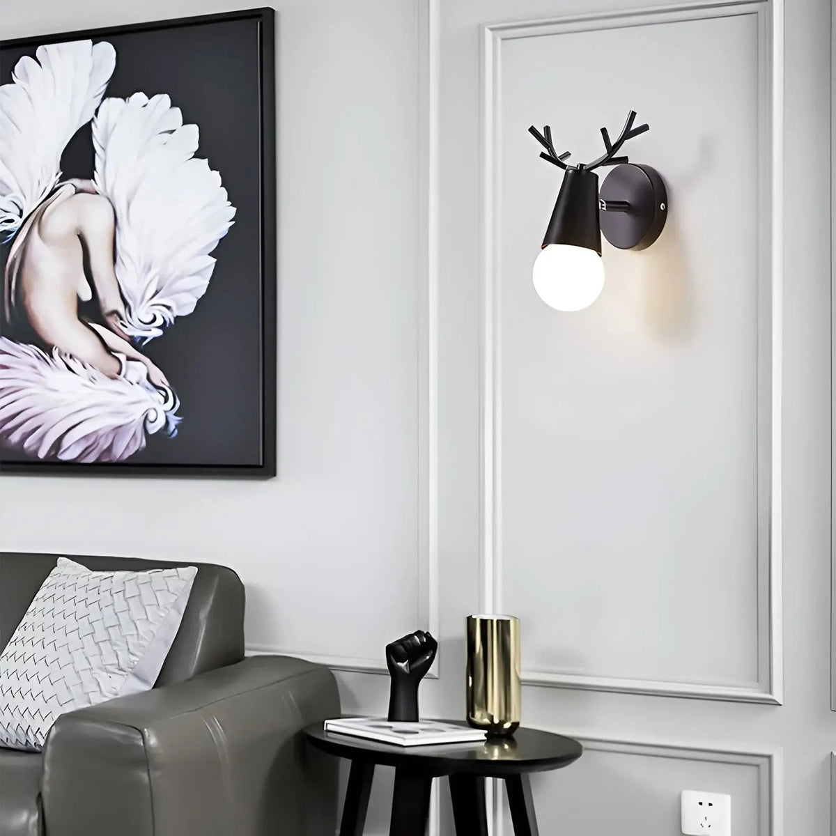 Tenrick - Energy Efficient Antler Wall Lamp