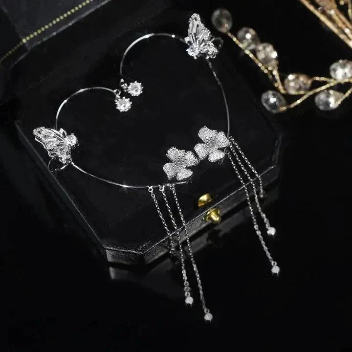 Butterfly Ear Cuffs - Elegant No-Pierce Earrings for Women