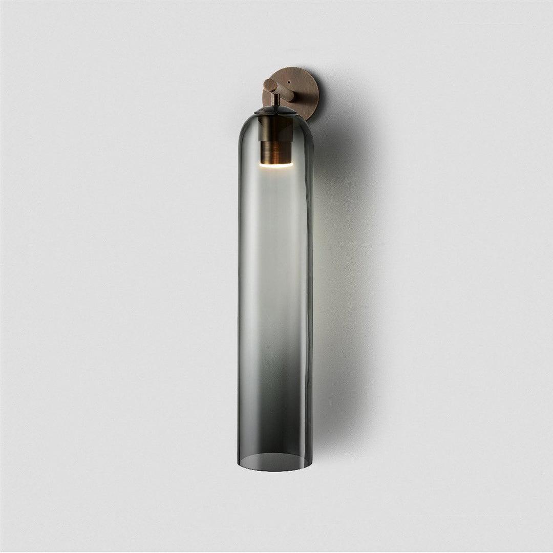 Stern Way - Modern Warm Glow Glass Wall Sconce