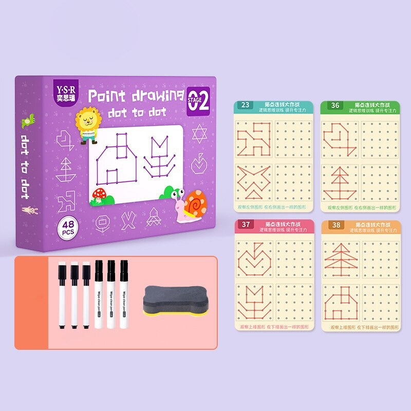 WriteMaster Board - Reusable Writing and Drawing Board for Kids