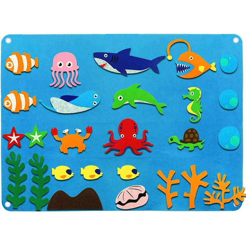 FeltPlay - Creative Toddler Felt Board for Playtime Fun