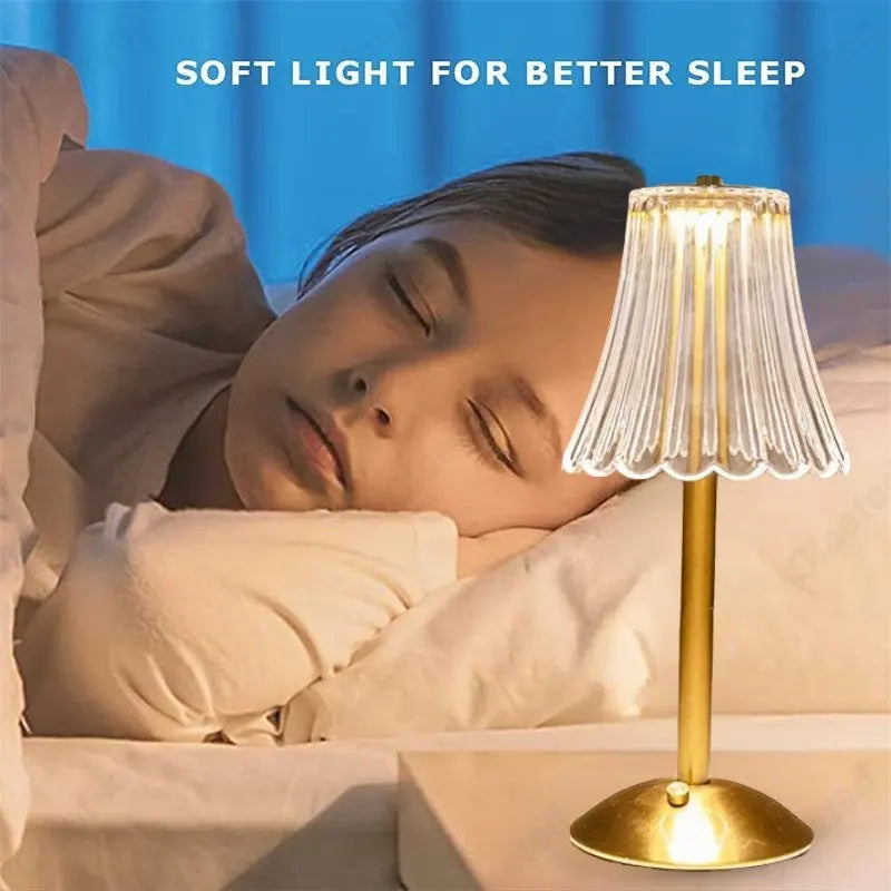 Cristalglow - Wireless Crystal-Accent Table Lamp